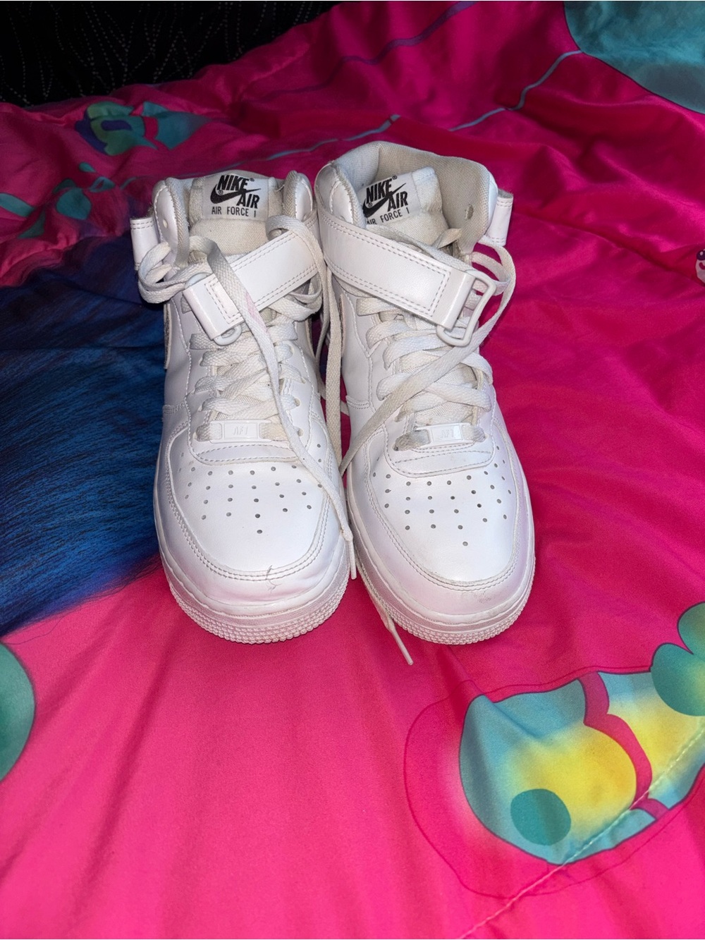 Nike White Kids' High-Top Sneakers